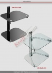 Półka AV x 2 / 10KG / VM-DVD-3BB lub VM-DVD-3SC