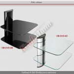 Półka AV x 2 / 10KG / VM-DVD-8B lub VM-DVD-8C