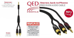 QED   QE5086 (2.0m) Przewód stereo [3.5mm St M - 2RCA M] - 2.0m