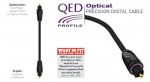 QED  QE5066 (2.0m)  Cyfrowy przewód optyczny TOSLINK - 2.0m
