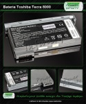 NOWA BATERIA DO TOSHIBA TECRA 8000 PA2451 PA2510
