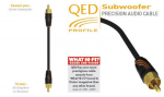 QED  QE5101 (3.0m)  Przewód do subwoofera [RCA M - RCA M] – 3.0m
