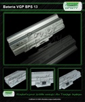 Bateria do SONY Vaio BPS13 - 5200 mAh