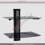 Półka AV x 2 / 2x12KG / VM-DVD-X-002