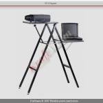Stojak AV Gigant 115cm 2 Półki :: 25 KG + 15 KG