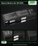 NOWA bateria BP-8089, BP-8389 - 6600 mAh - czarna