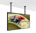 Uchwyt Uchylno-Obrotowy Sufitowy VideoWall Na 4 TV Monitory "Na Wymiar" max 70" max 150 KG TV-Ceiling-Wall-2x2 2-Leg