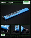 BATERIA do Laptopów Clevo 2200, Aristo, 14,8V 4400mAh