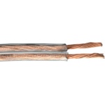 QED  LC1154 Przewód głośnikowy [2 x 1.5mm2] - przezroczysty