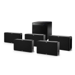 JAMO  Zestaw Kolumn Kina domowego D 500 PTX H.G.Black + SUB660 Black