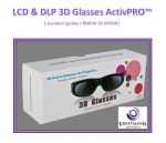 Okulary 3D Active PRO Battery Do Projektorów LCD, DLP, LED oraz Laserowych