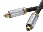 Przewód Kabel Optyczny PROWIRE TosLink 3m GOLD