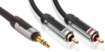 Profigold  PROA3401  Przewód stereo [3.5mm St M - 2RCA M] - 1.0m