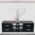 Stolik Do TV max 65" max 75 KG PDP-4280A-10