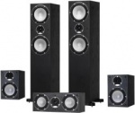 Tannoy MERCURY 7.4+ 7.2 + 7C  Zestaw Kolumn Głośnikowych 5.0 BLACK OAK