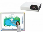 Zestaw interaktywny - Tablica Interwrite Dual Board 1279 + Projektor Sony VPL-SX226 z uchwytem