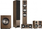 Jamo S 809 HCS + S810 SUB zestaw kina domowego 5.1 ORZECH