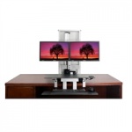 Zestaw montażowy Dell Ergotech One Touch Drop Down BUNDLE - Mounting kit for 2 LCD displays / keyboard (A8465839)