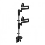 Stojak pod 2 monitory Dell Humanscale M/Flex 1 X 1 Stand for 2 Monitors with Clamp Mount - Black