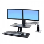 Stojak pod 2 monitory Dell Ergotron WorkFit-A with Suspended Keyboard Dual