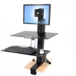 Stojak pod monitor Dell Ergotron WorkFit-Single LCD with Worksurface