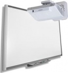 Zestaw interaktywny Smart M680 + Hitachi CP-AX2504 z uchwytem ściennym