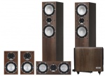 Tannoy MERCURY 7.4 + 7.1 + 7C + TS2.8 System Kolumn Głośnikowych 5.1WALNUT