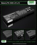 BATERIA do Laptopów Toshiba PA3420 L10 L15  14,8V 4400mAh