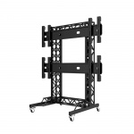 Wózek Stojak Stand Wideo-Wall Na 2, 4, 6, 8 lub 9 TV max 100" max 500 KG 'Na Wymiar'