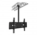 Uchwyt Uchylno-Obrotowy Sufitowy Do Kratownicy Trawersu Tri Quadro max 90" max 100 KG Truss-TV-Mount