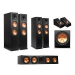 KLIPSCH RP-280 5.1.4 Dolby Atmos System Kina Domowego CZARNY