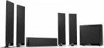 KEF T305 Zestaw Głośników 5.1  Kina Domowego Black