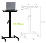 Stojak AV Na Kółkach ( Wózek ) VM-F-MOBILE 125cm 1 Półka :: 40 KG