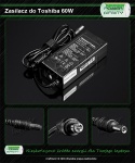 ZASILACZ Do TOSHIBA 15V 4A 60W