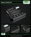 BATERIA do Laptopów Asus A4, A4000 seria 14,8V 4800mAh