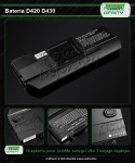 BATERIA do Laptopów Dell Latitude D420 D430  11,1V 5800mAh